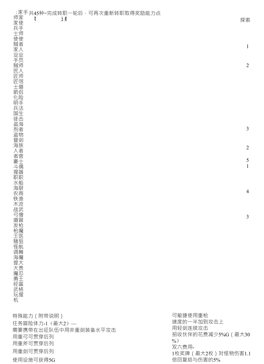 大海贼冒险岛人物职业等级攻略_第1页