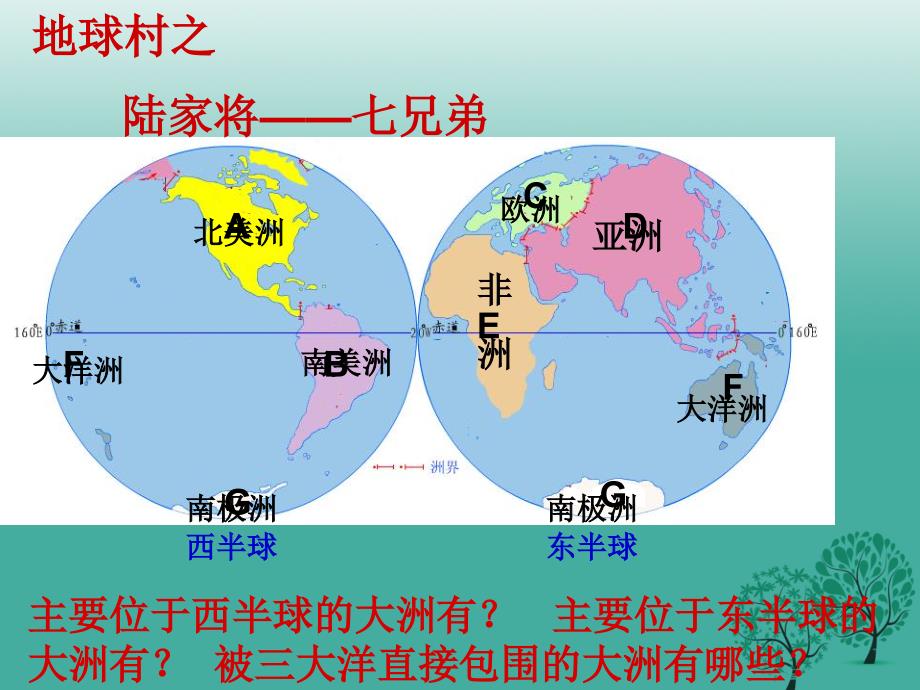 七年级地理上册第三章第一节海陆分布第2课时课件2新版商务星球版_第4页