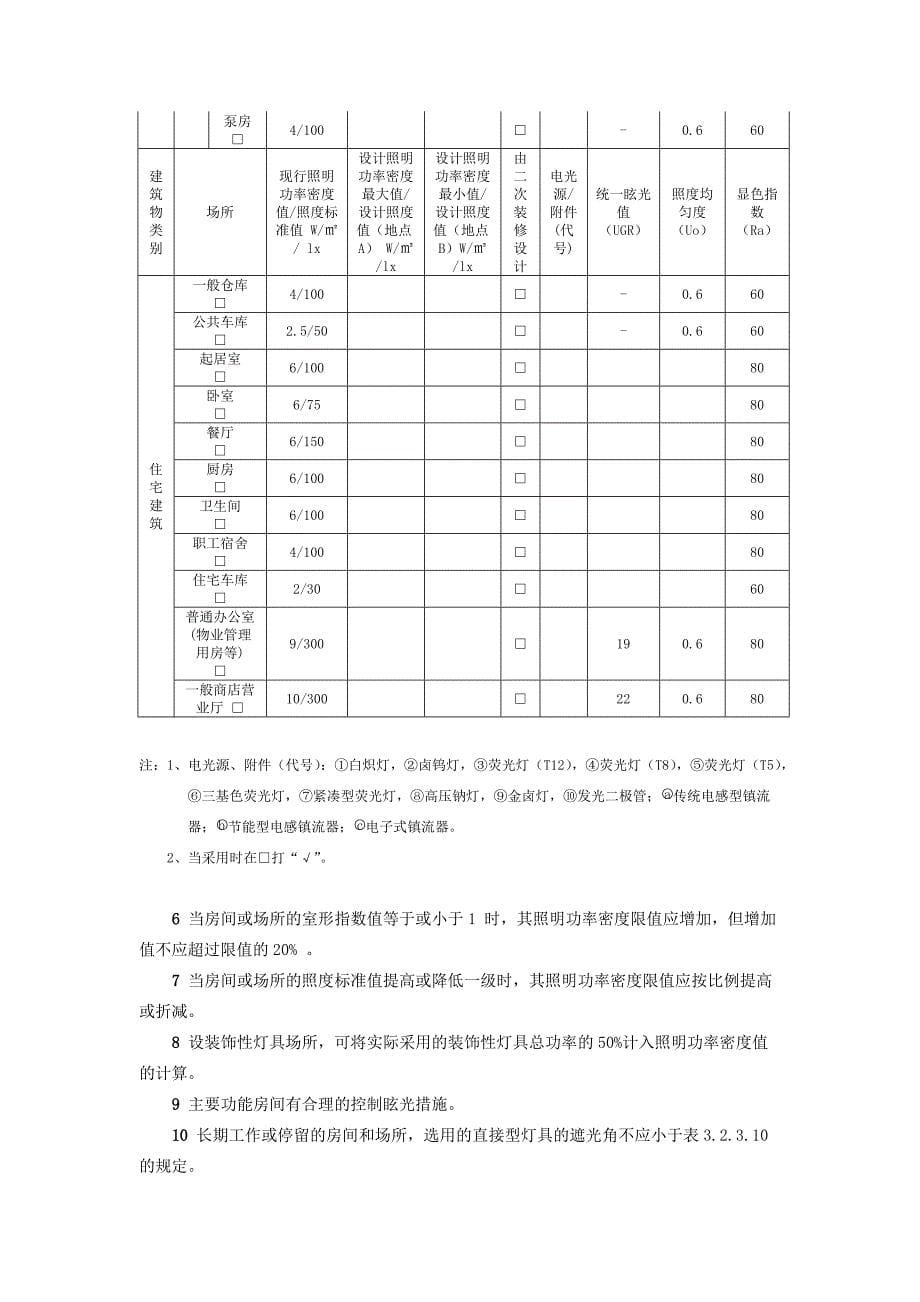 绿色建筑电气专业设计说明_第5页