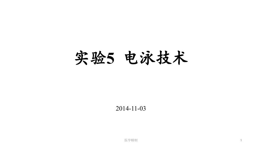 蛋白电泳与转膜[内容充实]