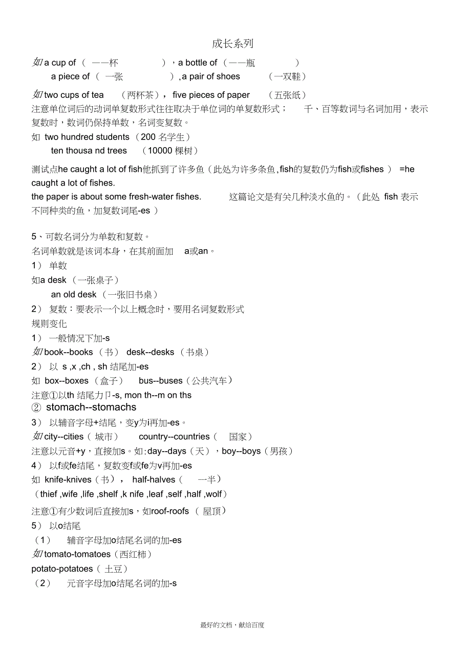 完整版小学英语语法大全完整版_第2页