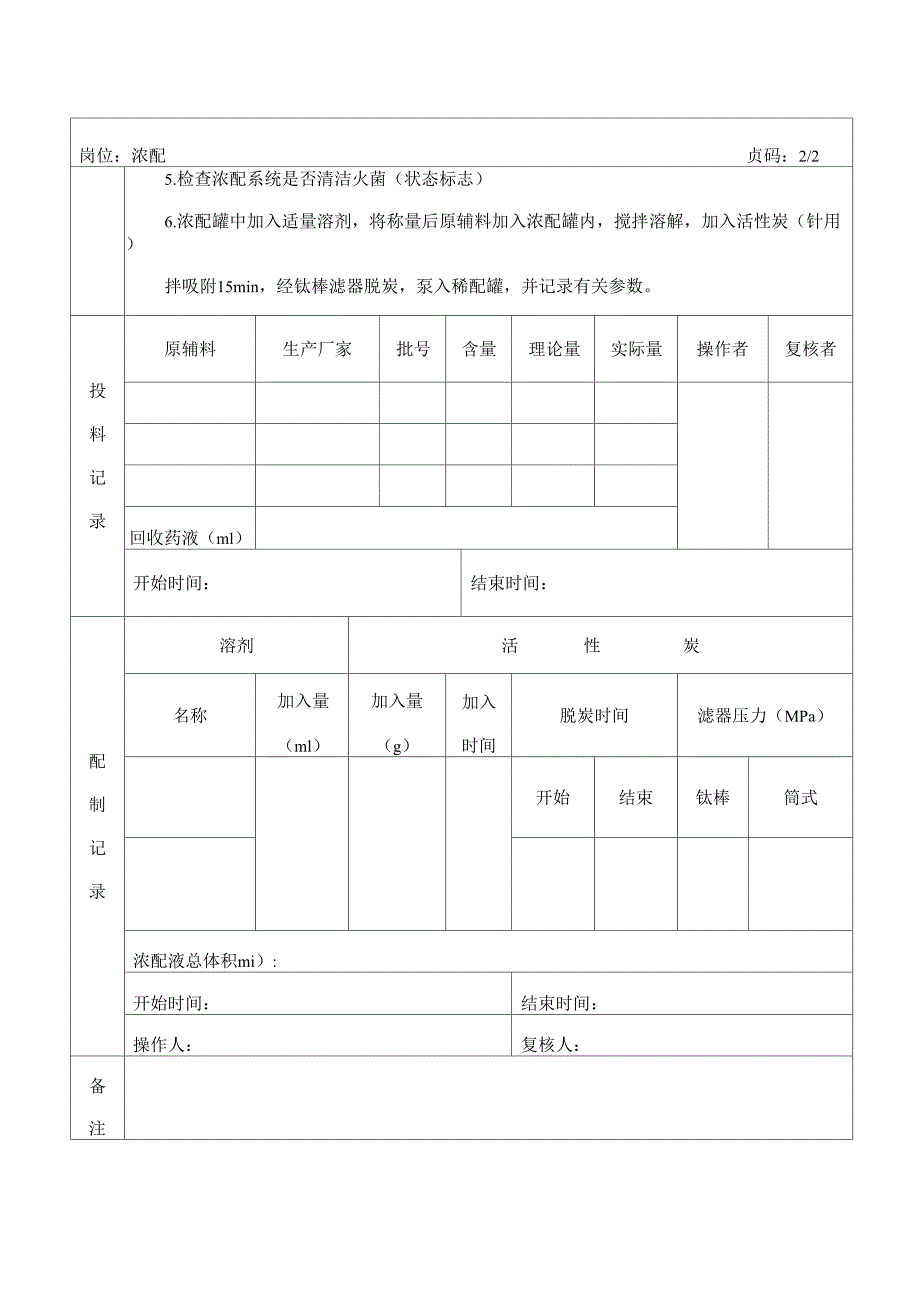 冻干粉针批生产记录_第4页