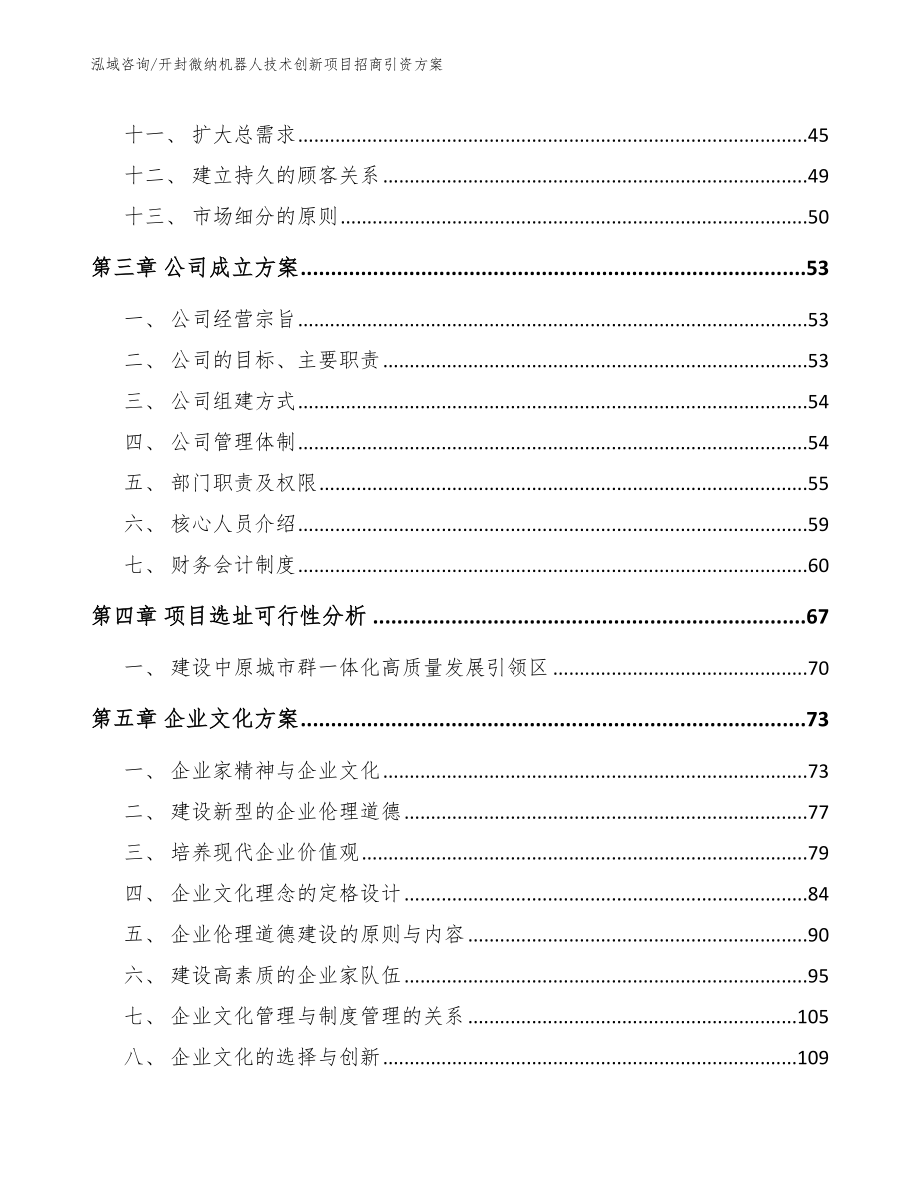 开封微纳机器人技术创新项目招商引资方案（范文）_第2页