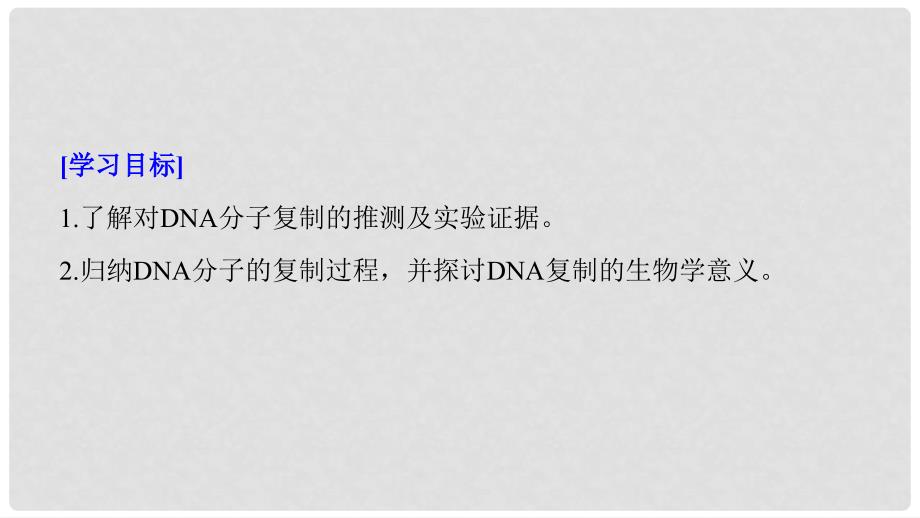 高中生物 第三章 遗传的分子基础 第三节 遗传信息的传递课件 浙科版必修2_第2页