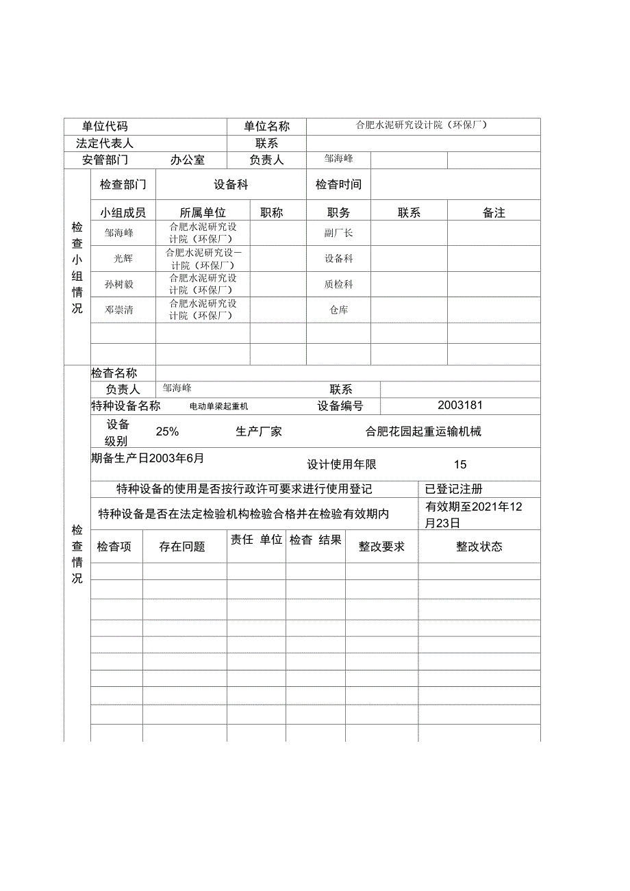 企业特种设备检查表正式版_第4页