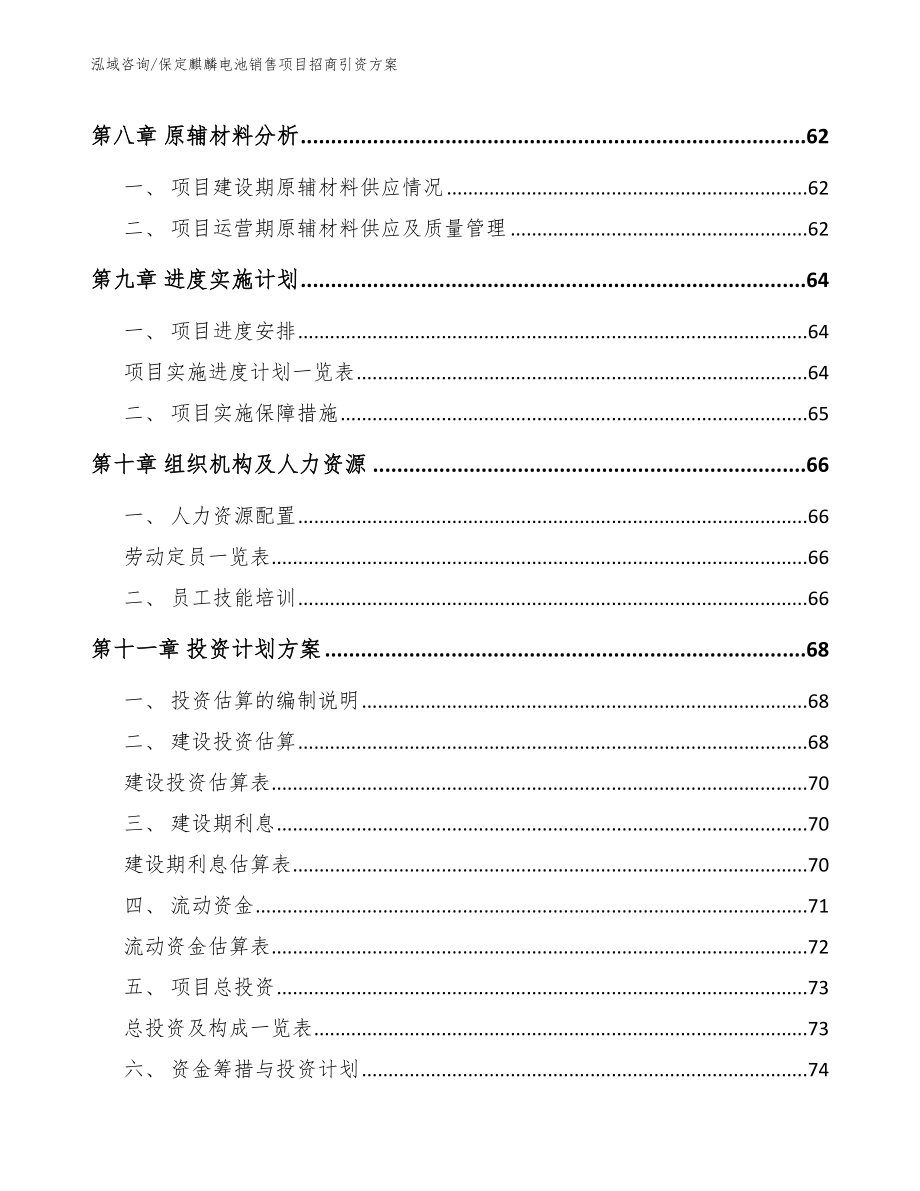 保定麒麟电池销售项目招商引资方案_第4页