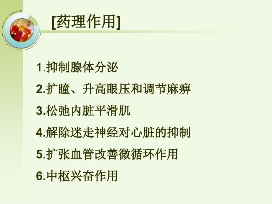 胆碱受体阻断药药理学ppt课件_第5页