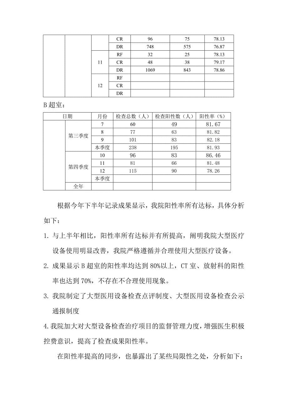 大型设备阳性率分析报告_第5页