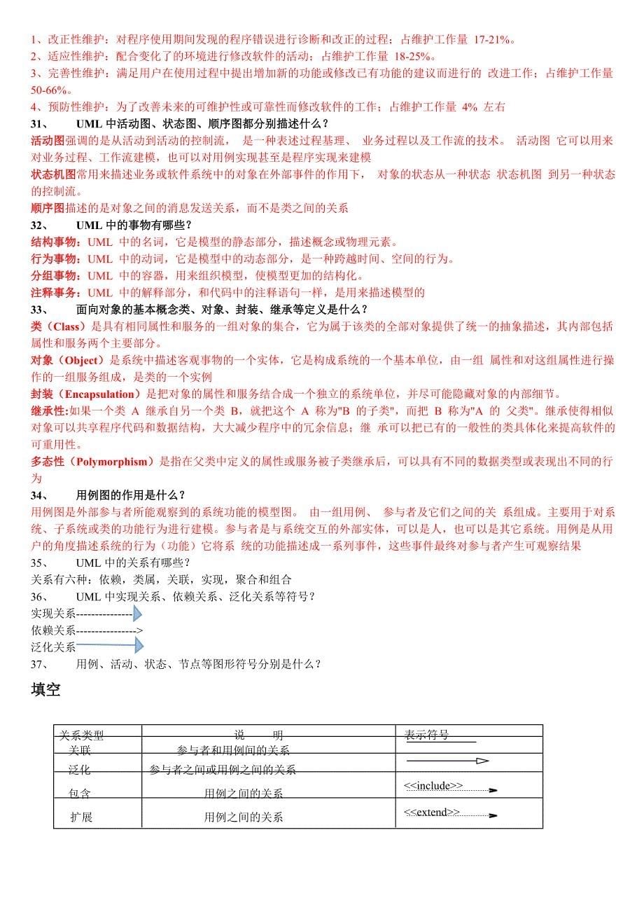 软件工程考试题(含答案)_第5页