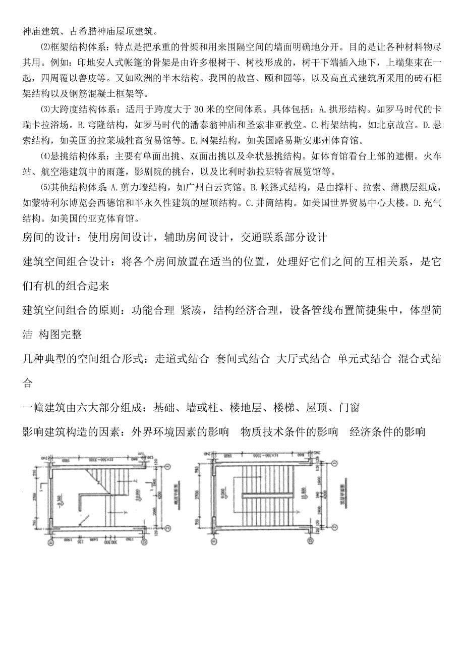 建筑概论试题及参考答案_第5页