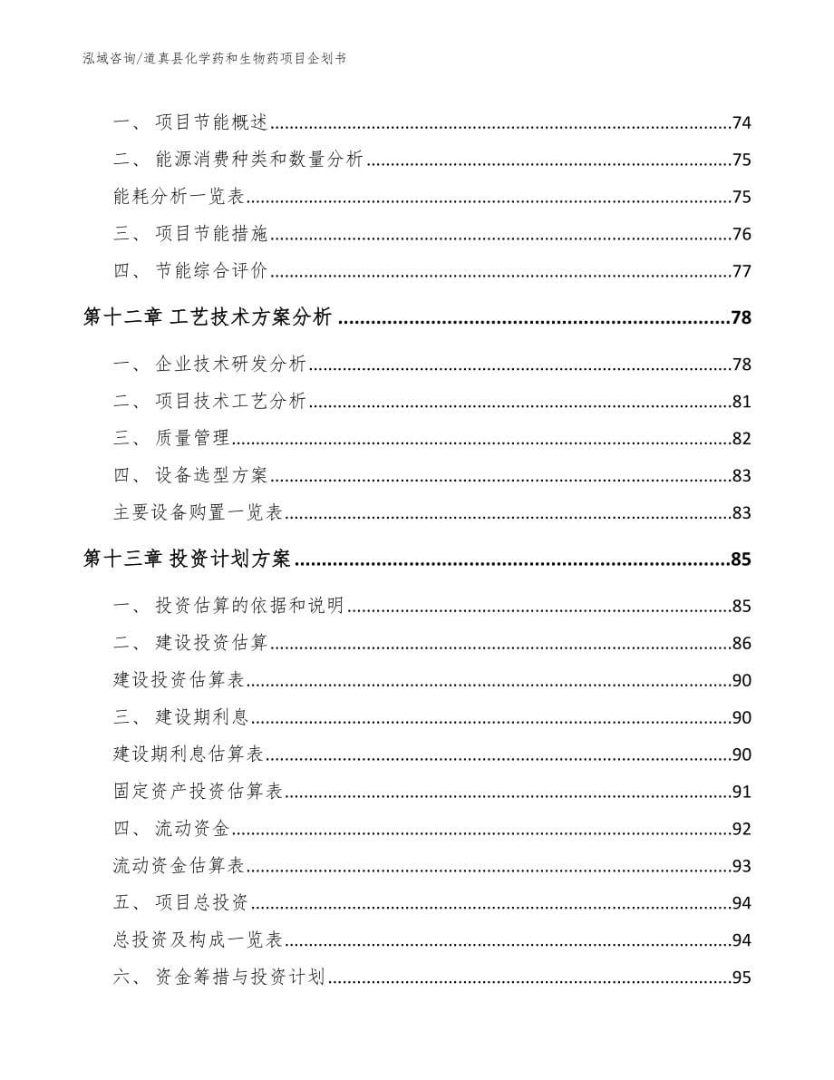 道真县化学药和生物药项目企划书_第5页