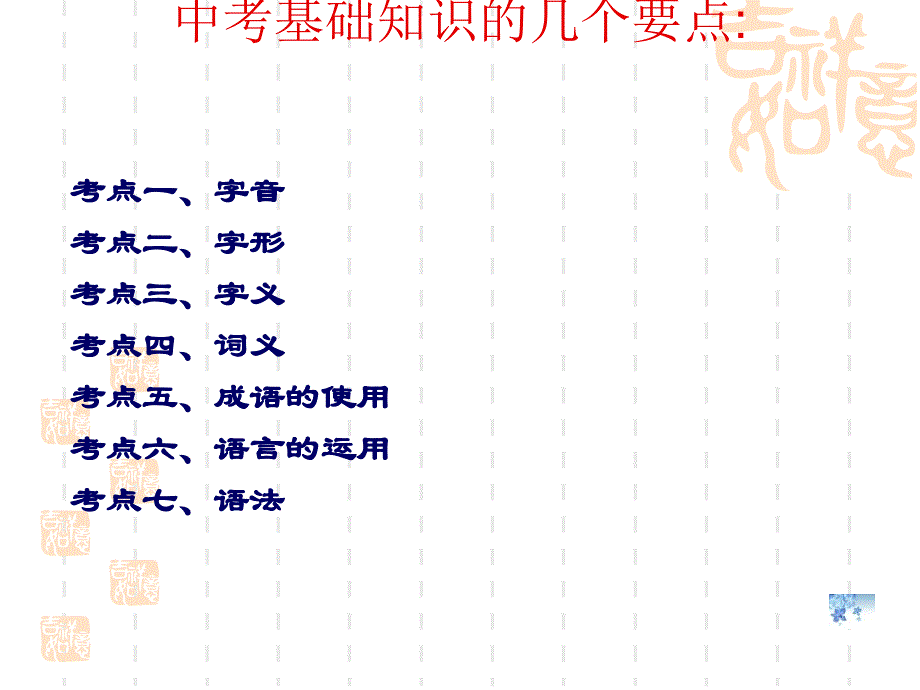 193抓牢基础应对中考历年常考语文基础知识复习_第3页