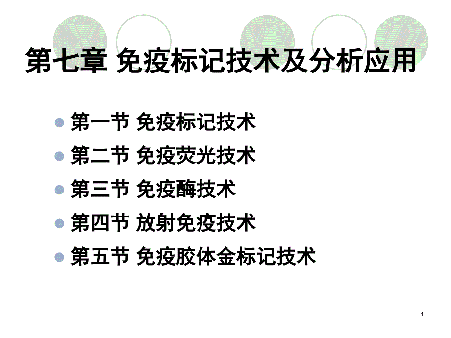 免疫标记技术及分析应用文档资料_第1页