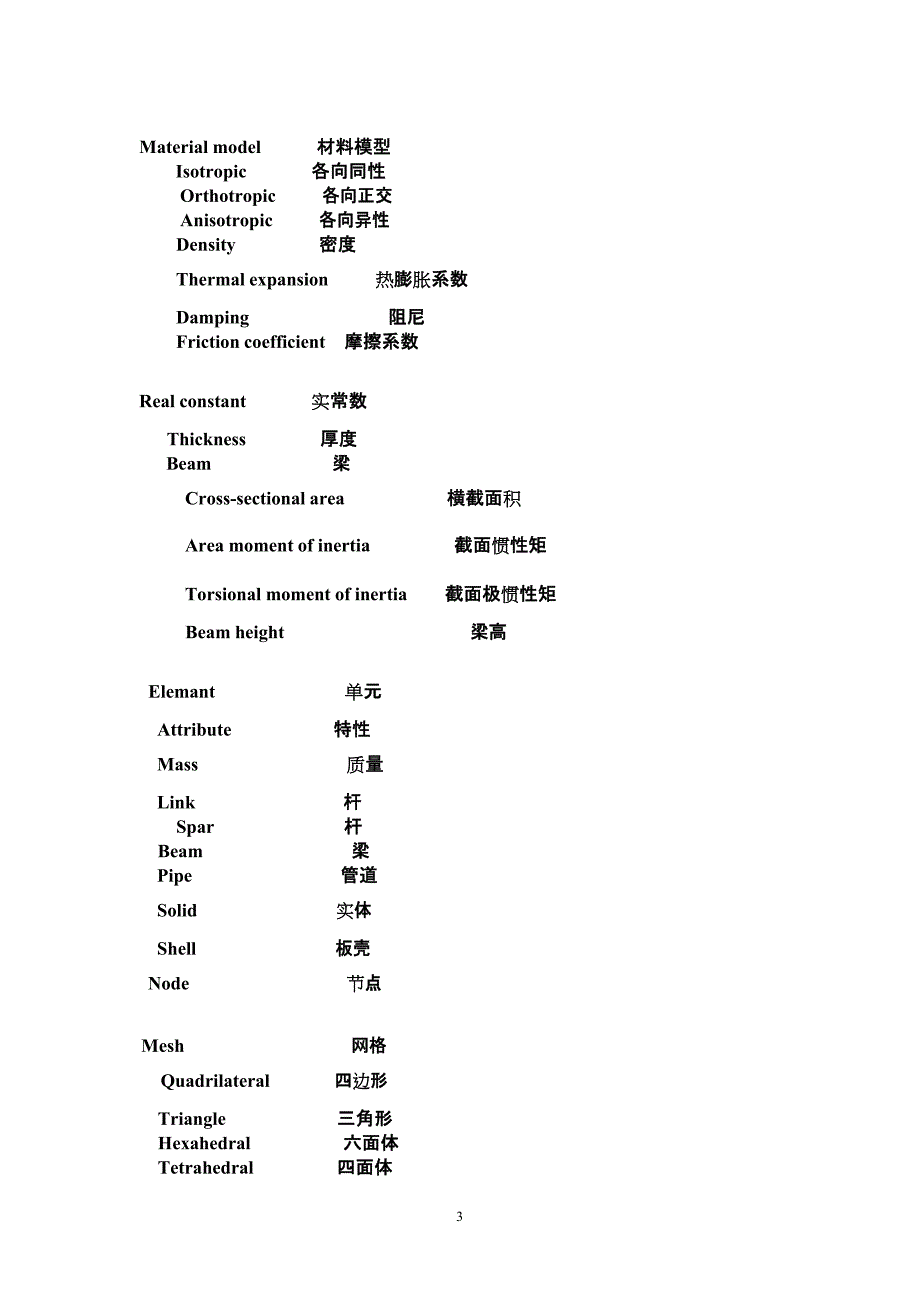 ANSYS软件中常用英语单词或词组(最新整理)_第3页