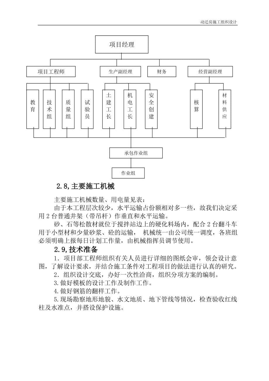 动迁住宅施工组织设计.doc_第5页