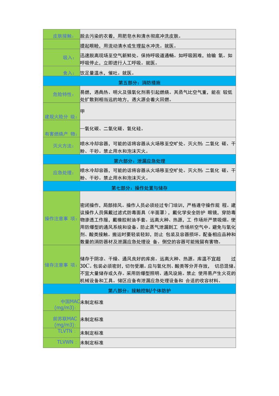 二乙氧基二甲基硅烷安全技术说明书_第2页