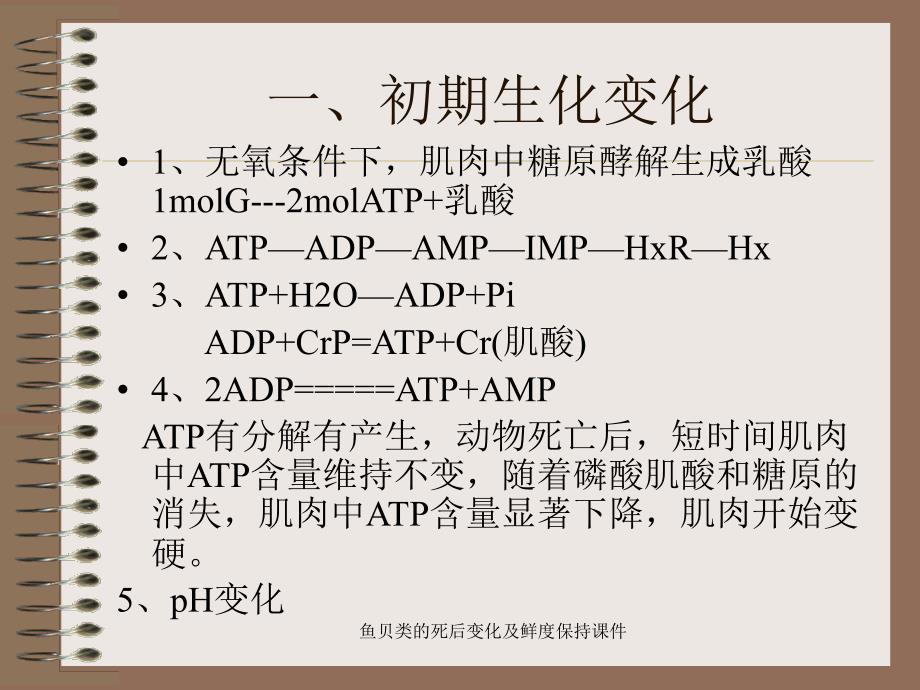 鱼贝类的死后变化及鲜度保持课件_第3页