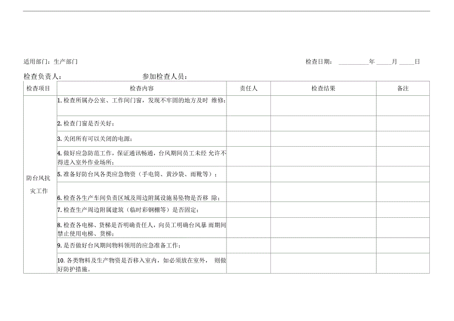 防台风工作检查表_第3页