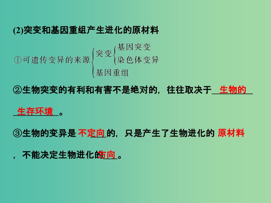 高考生物 第六单元 专题十三 生物的进化课件.ppt_第4页