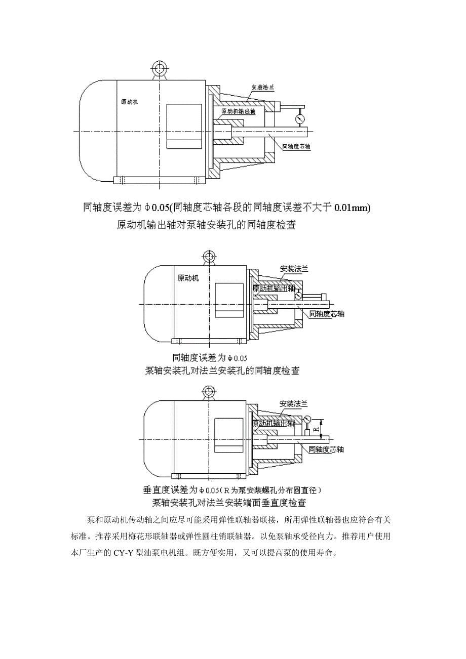 CY-B轴向柱塞泵维修、安装、选型、功率计算等技术解决方案_第5页