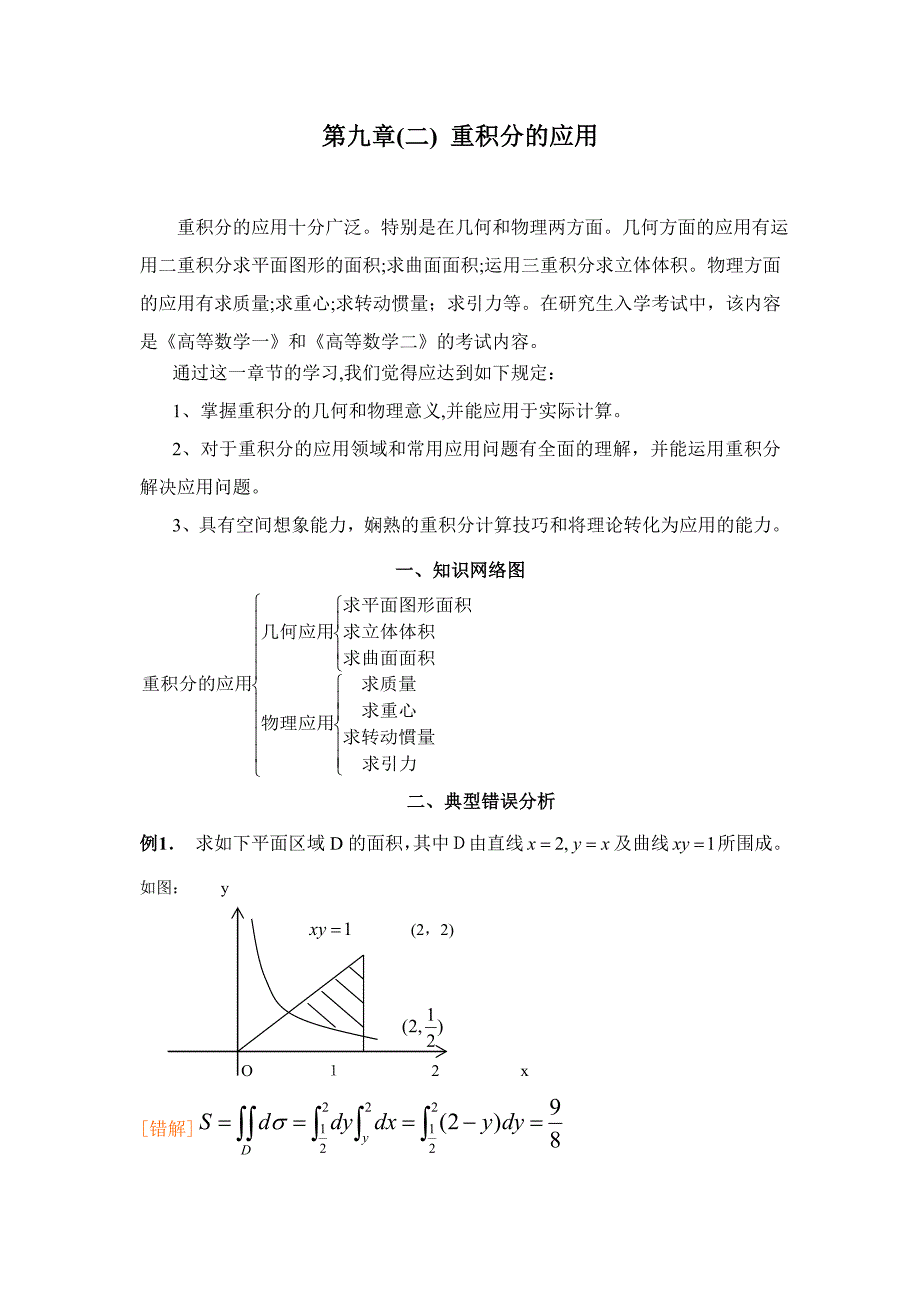 -重积分的应用_第1页