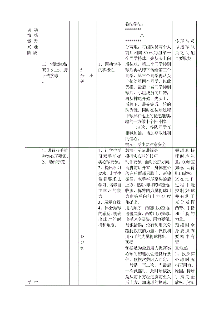 双手前抛实心球公开课教案.doc_第3页