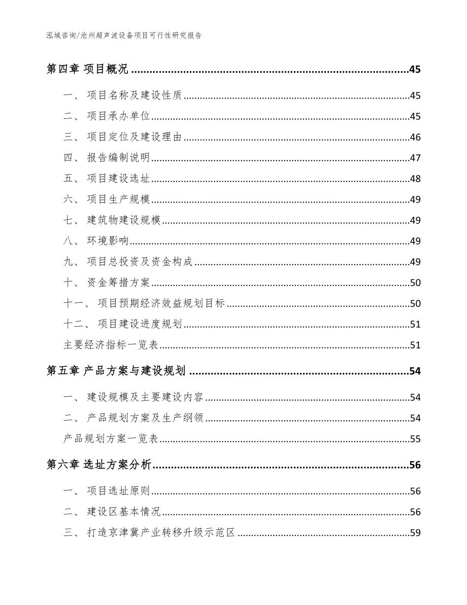 沧州超声波设备项目可行性研究报告_模板参考_第3页