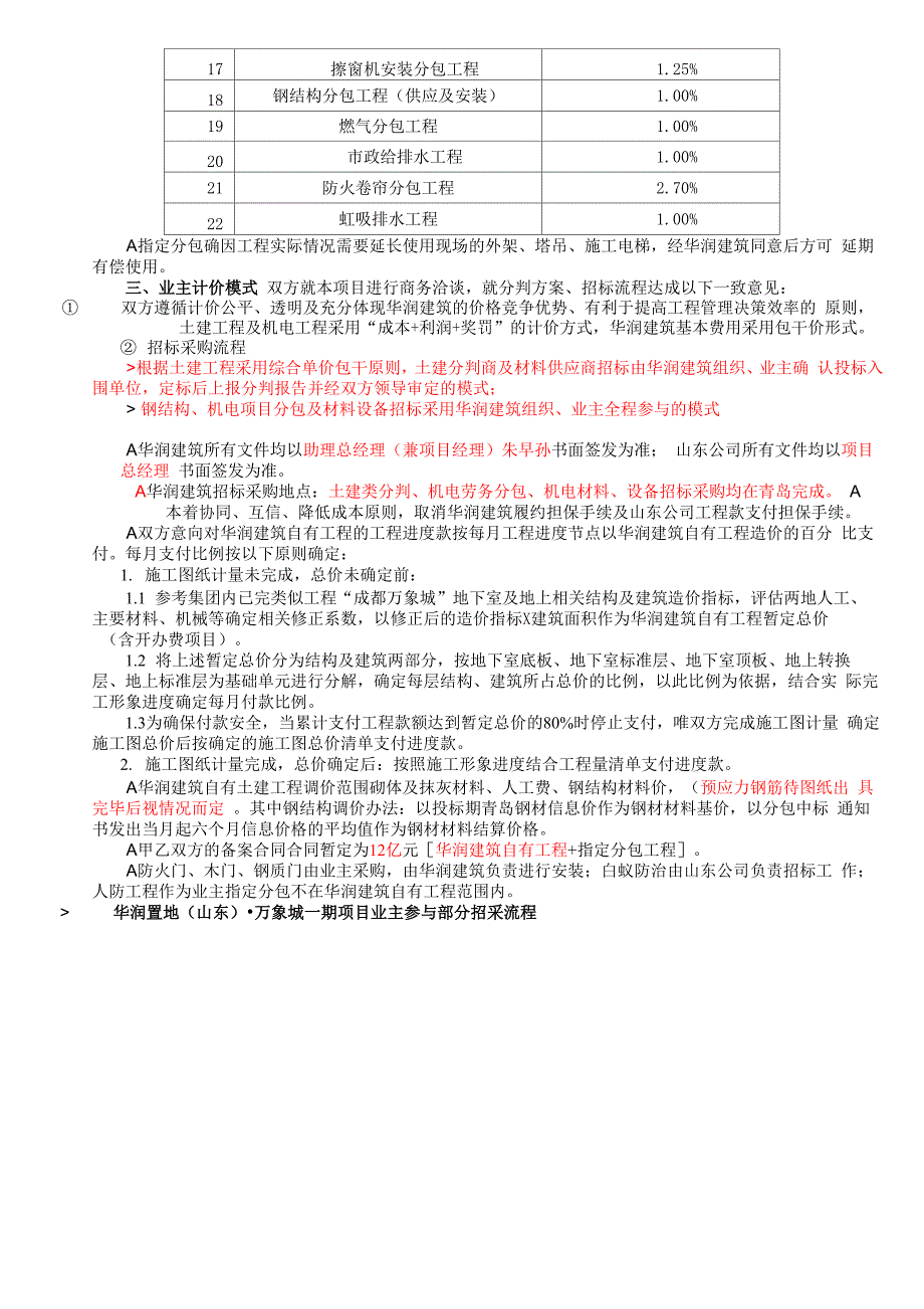 青岛华润中心总承包管理与合约规划_第4页