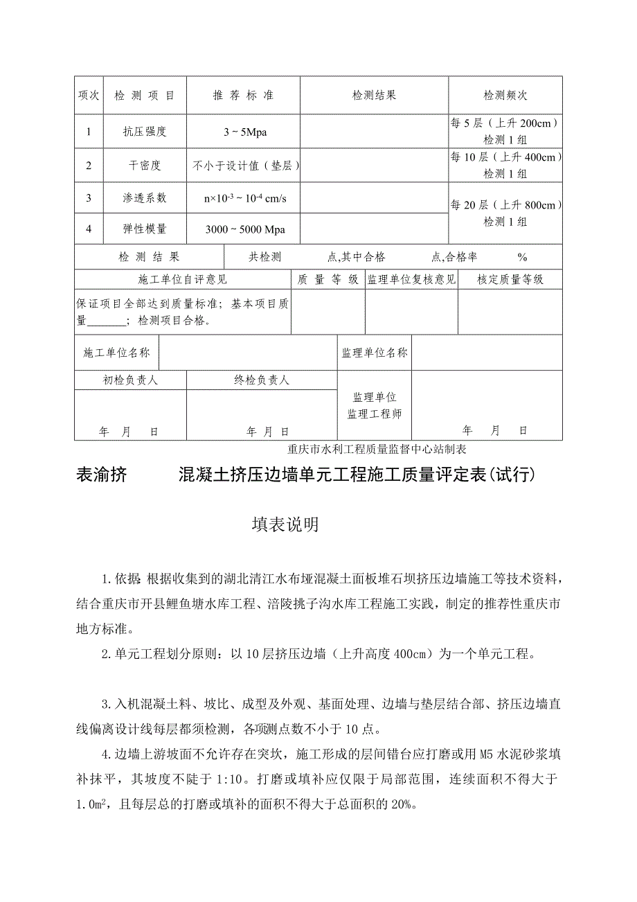 1 表渝挤 混凝土挤压边墙_第2页