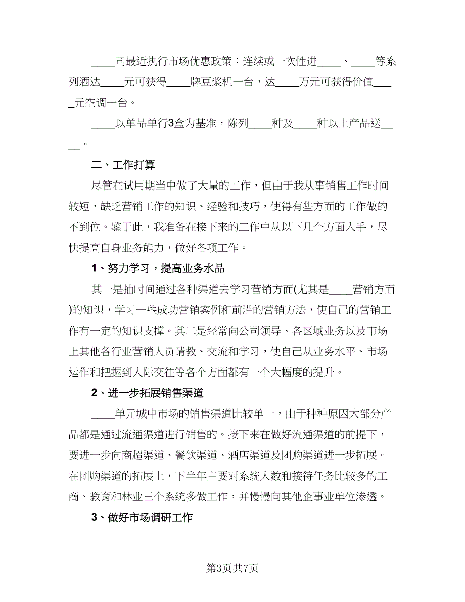 销售员工转正工作总结模板（三篇）.doc_第3页