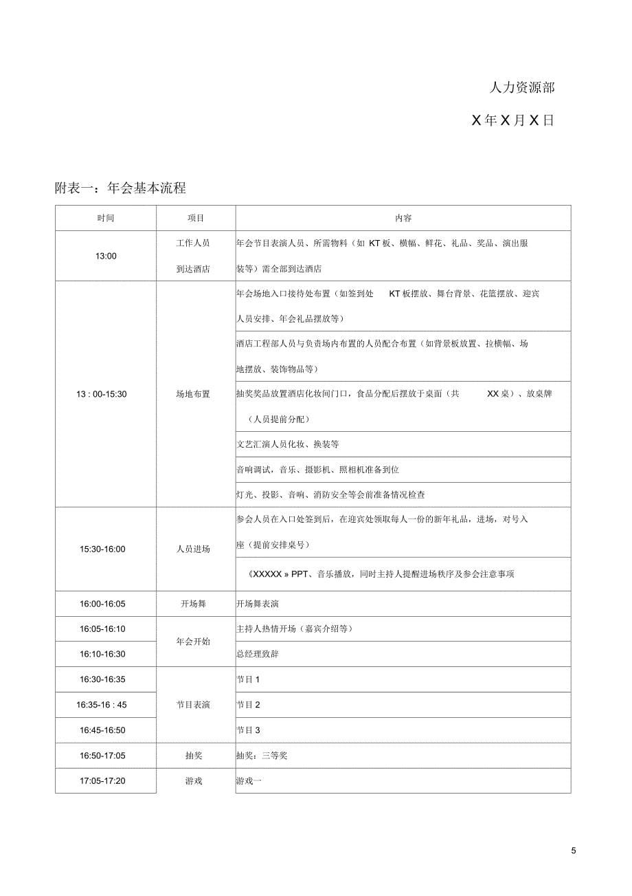 (最完整的)年会策划方案_第5页