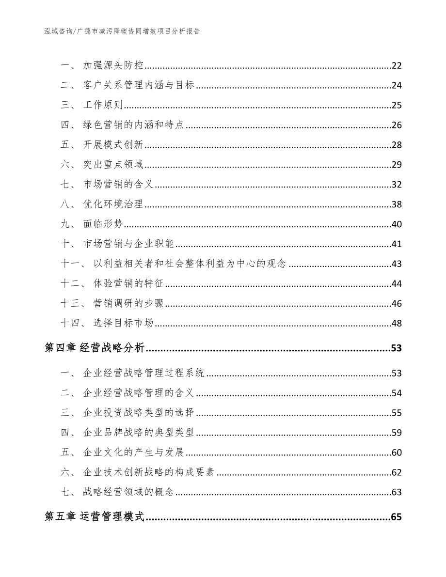 广德市减污降碳协同增效项目分析报告_模板范文_第4页