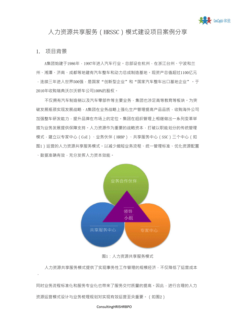 人力资源共享服务(HRSSC)模式建设_案例分享2_第1页