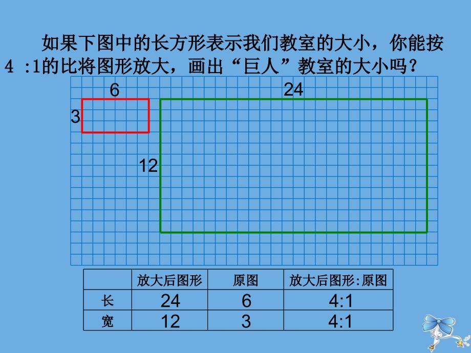 六年级数学下册第二单元比例4图形的放大和缩小教学课件北师大版_第3页