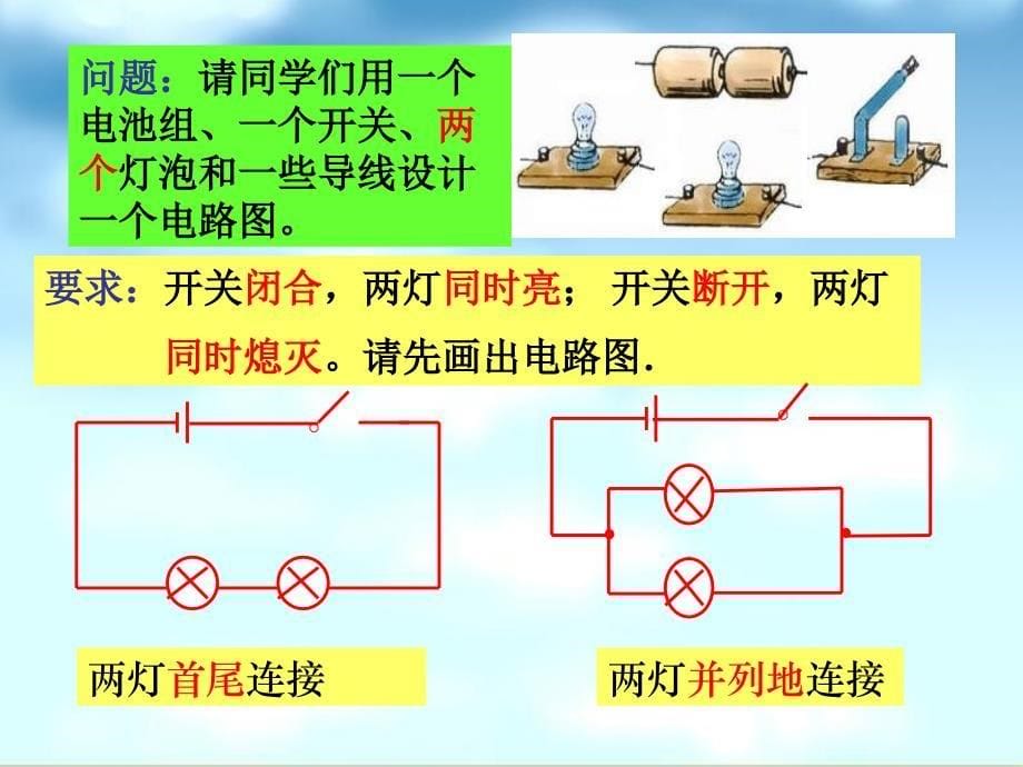 新人教版九年级物理第十五章第三节《串联和并联》课件_第5页