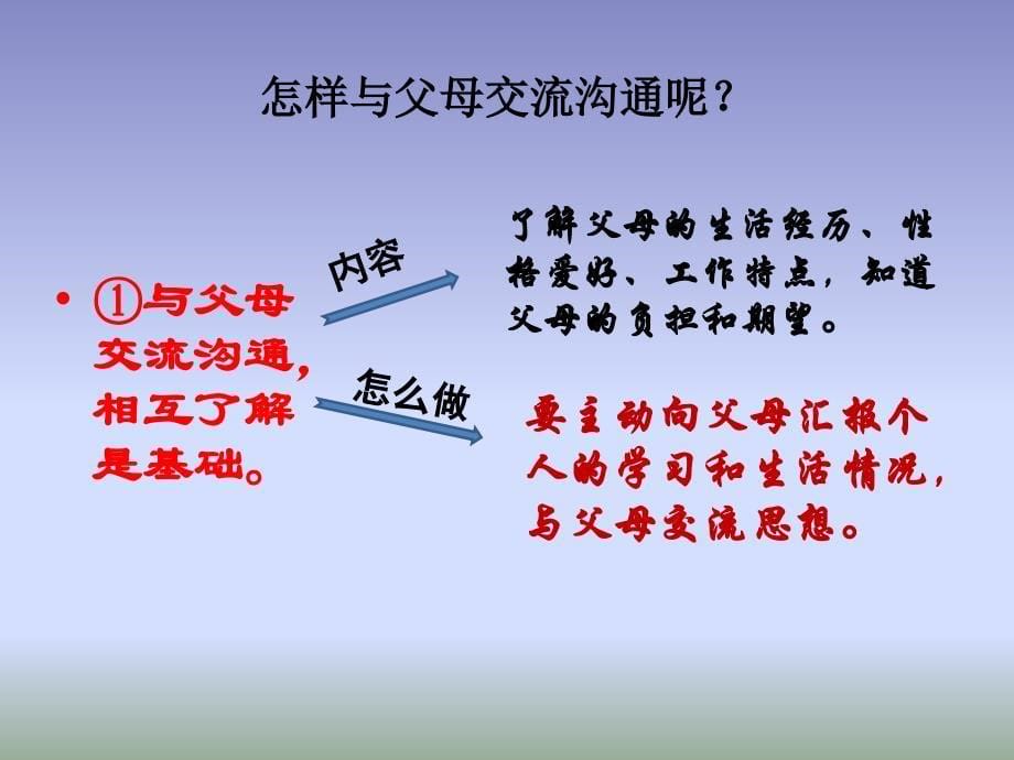 鲁人版七年级下册：9.2 两代人的对话 课件_第5页