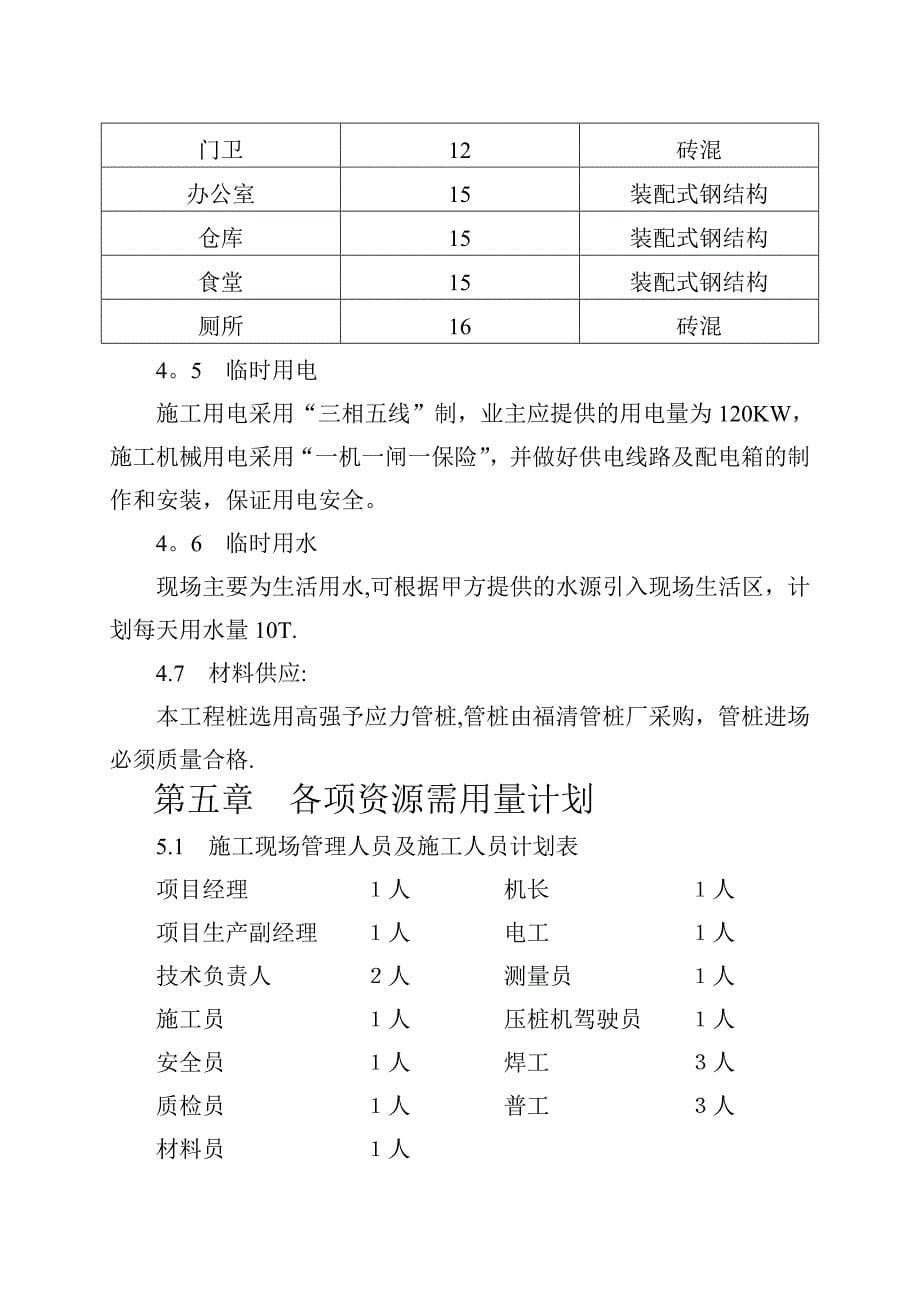 【整理版施工方案】桩基施工组织设计方案_第5页