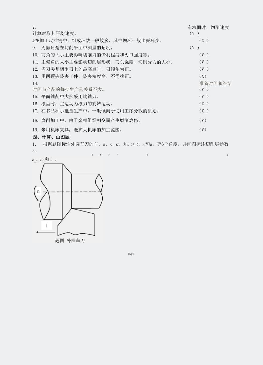 专升本模拟题-机械制造工程学完--本科考试A-本科考试A-本科考试A-C415_第2页