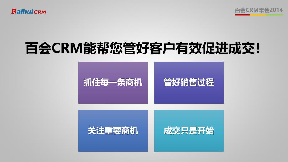 借助百会CRM实现业绩腾飞销售总监备战_第2页