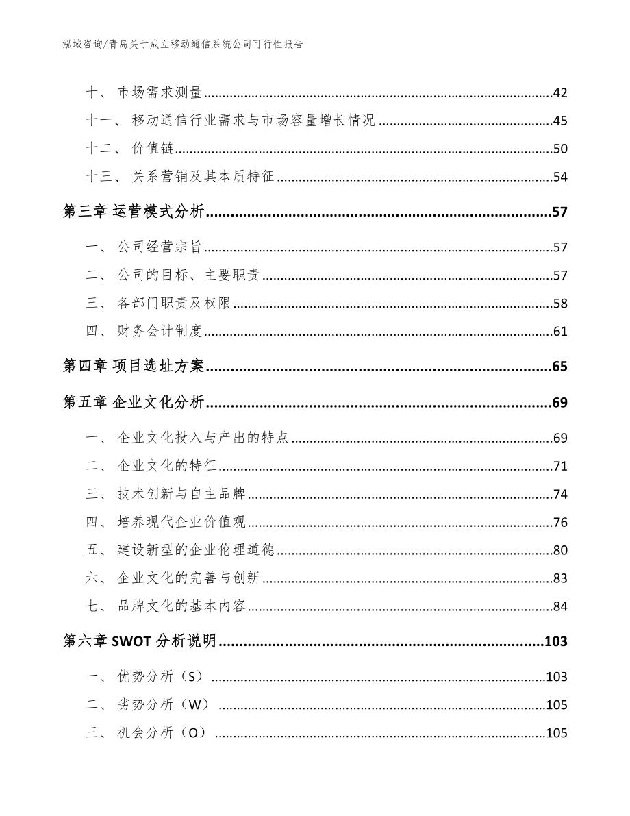 青岛关于成立移动通信系统公司可行性报告（模板范本）_第3页