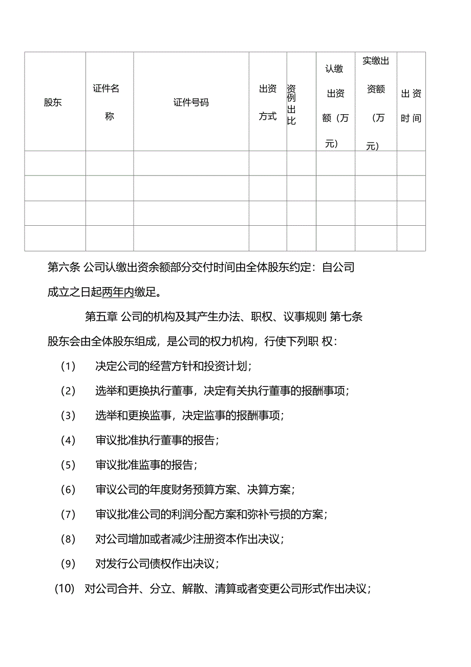 科技公司章程_第2页