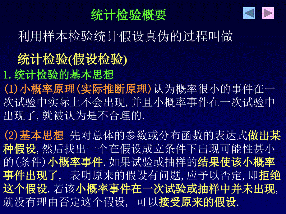 教学课件第7章统计假设检验和区间估计_第2页