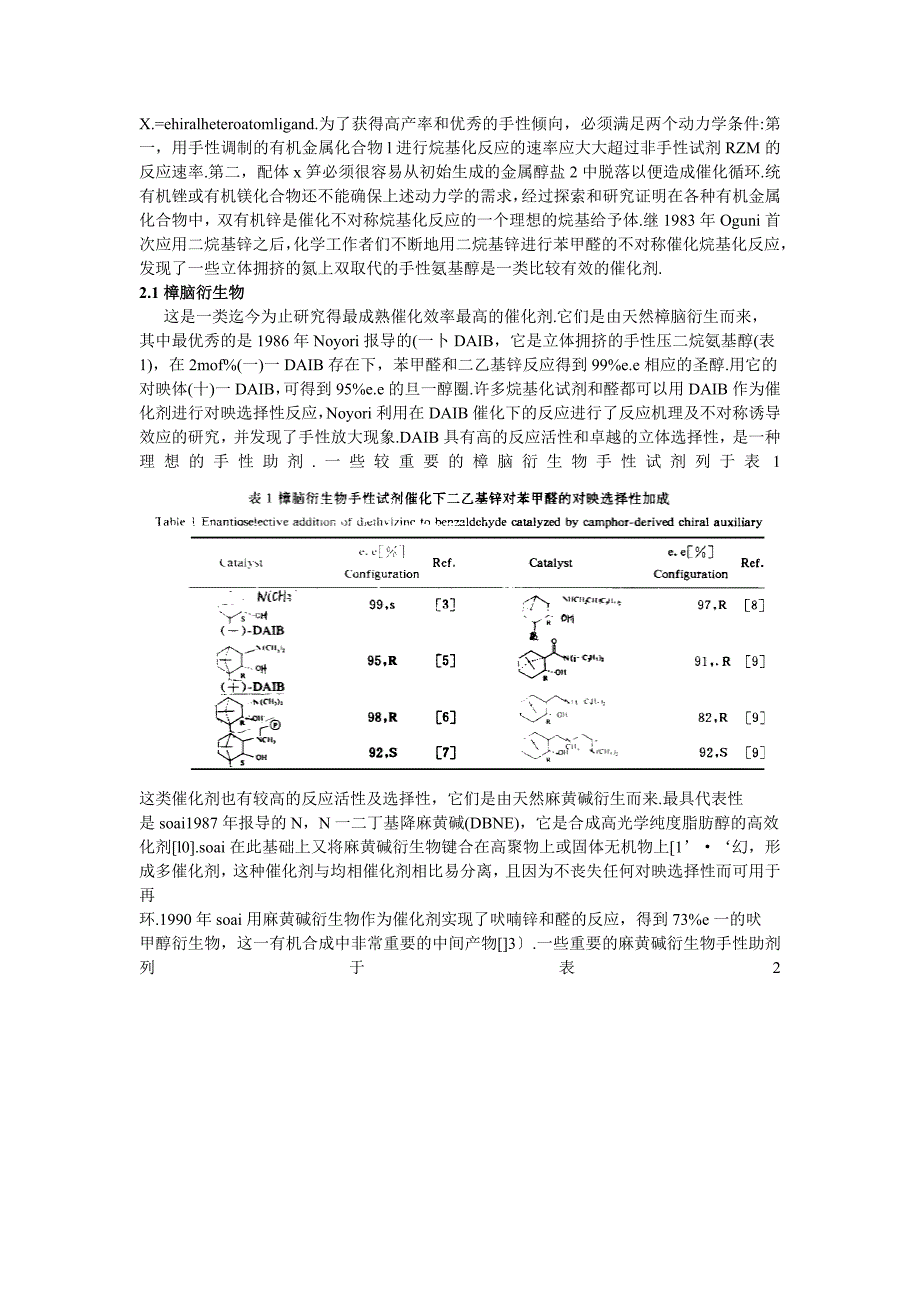 有机金属试剂与不对称化合物_第2页