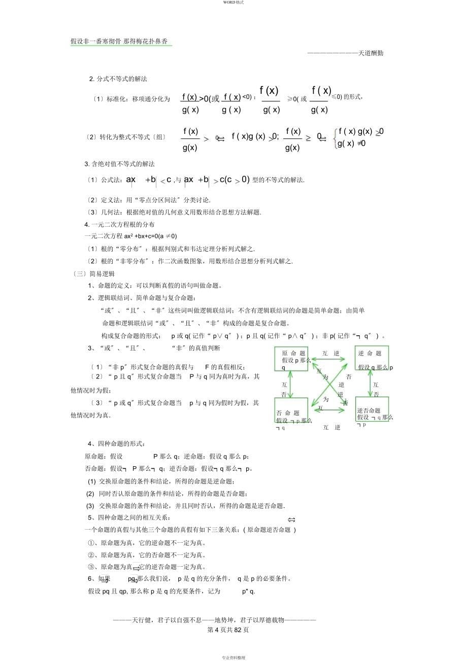 高中数学知识点总结和大学所有数学公式_第5页