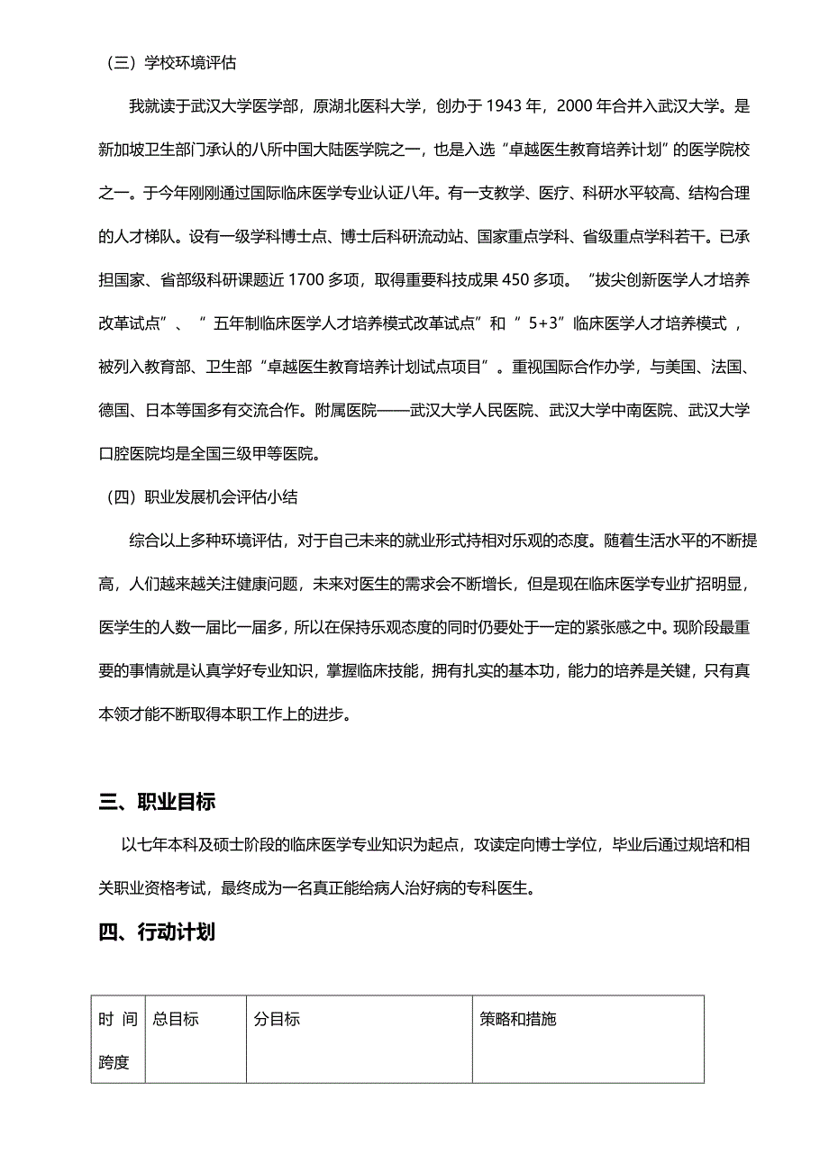 医学生职业生涯规划_第4页