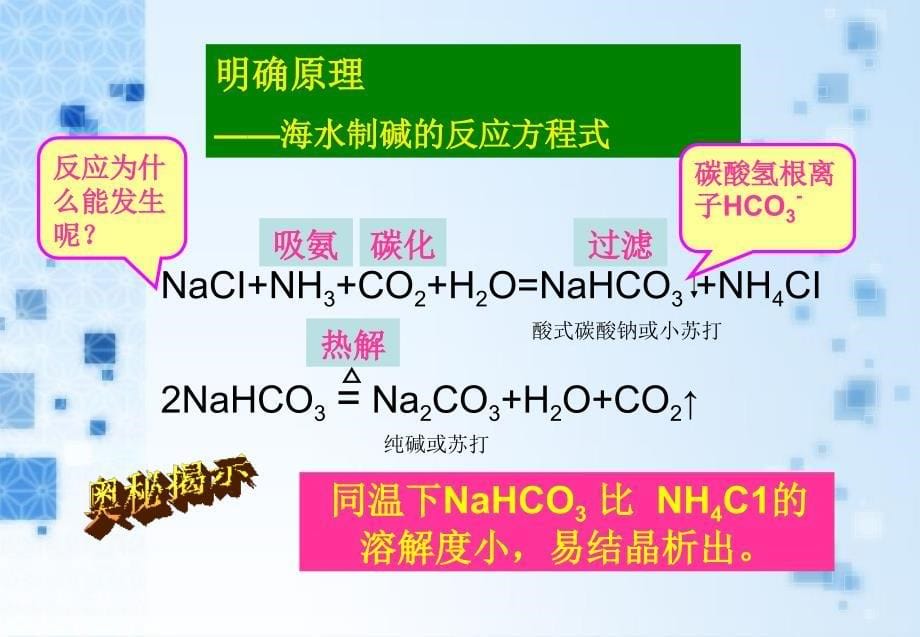 初中化学精品课件海水“制碱”_第5页