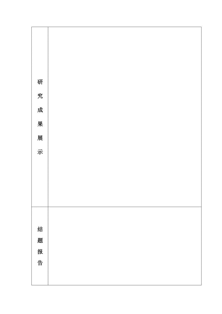 研究性学习报告(表格)_第5页