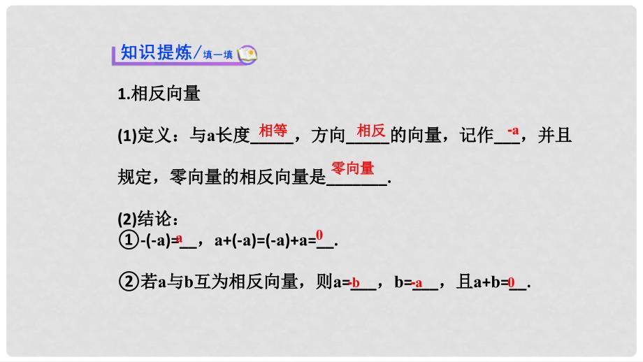 高中数学 第二章 平面向量 2.2.2 向量减法运算及其几何意义课件2 新人教A版必修4_第3页