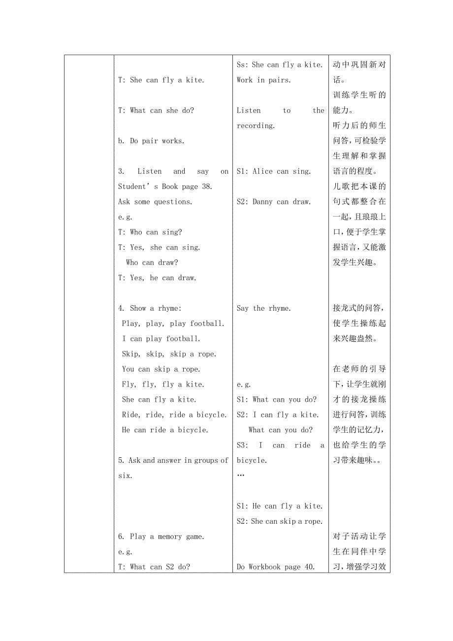 2021-2022年一年级英语下册 Module4 Unit10 Activities period1教案 （新版）沪教牛津版_第5页