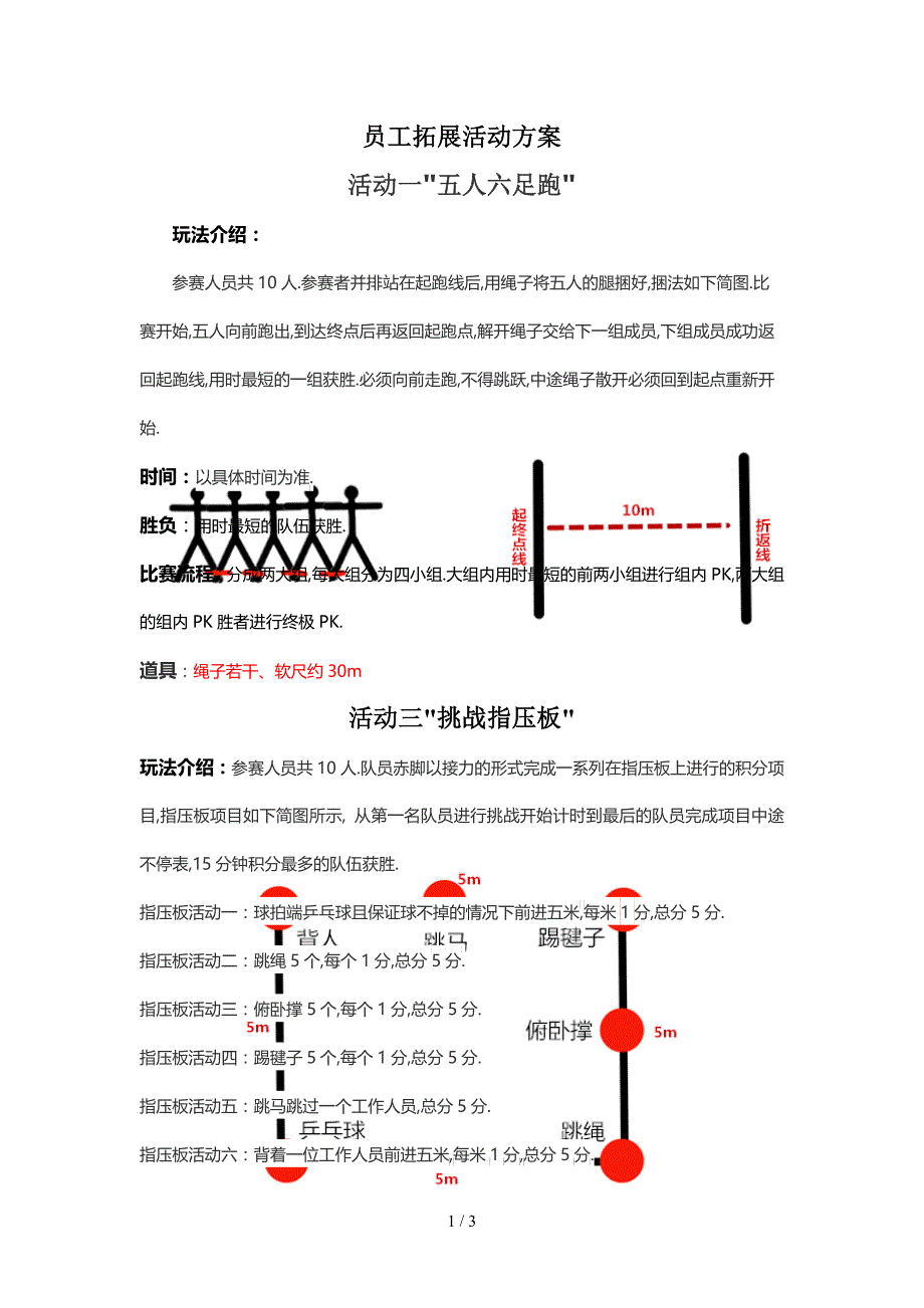 员工拓展游戏方案图文版_第1页